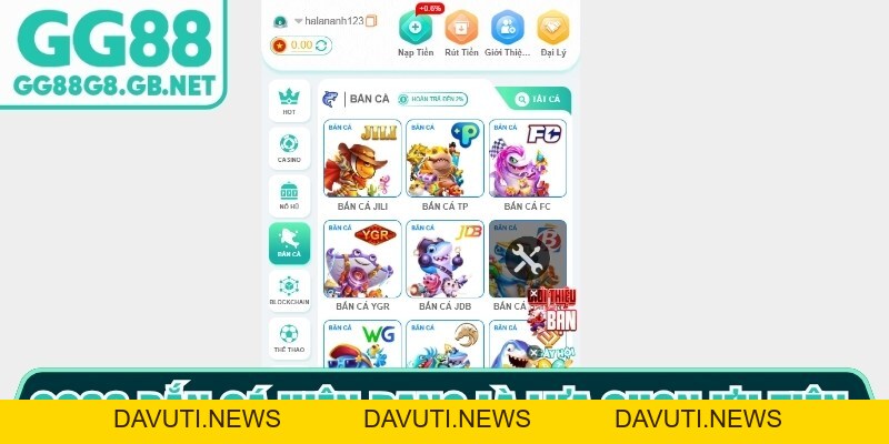 Bắn Cá GG88 - Sảnh Game Đổi Thưởng Uy Tín, Thưởng Lớn
