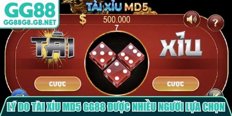 GG88 Tài Xỉu MD5 - Lựa Chọn Nổi Bật Cho Trải Nghiệm Mới