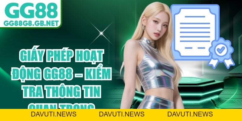Giấy Phép Hoạt Động GG88 – Kiểm Tra Thông Tin Quan Trọng
